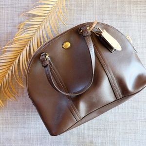 New! Coach Satchel Leather Bag